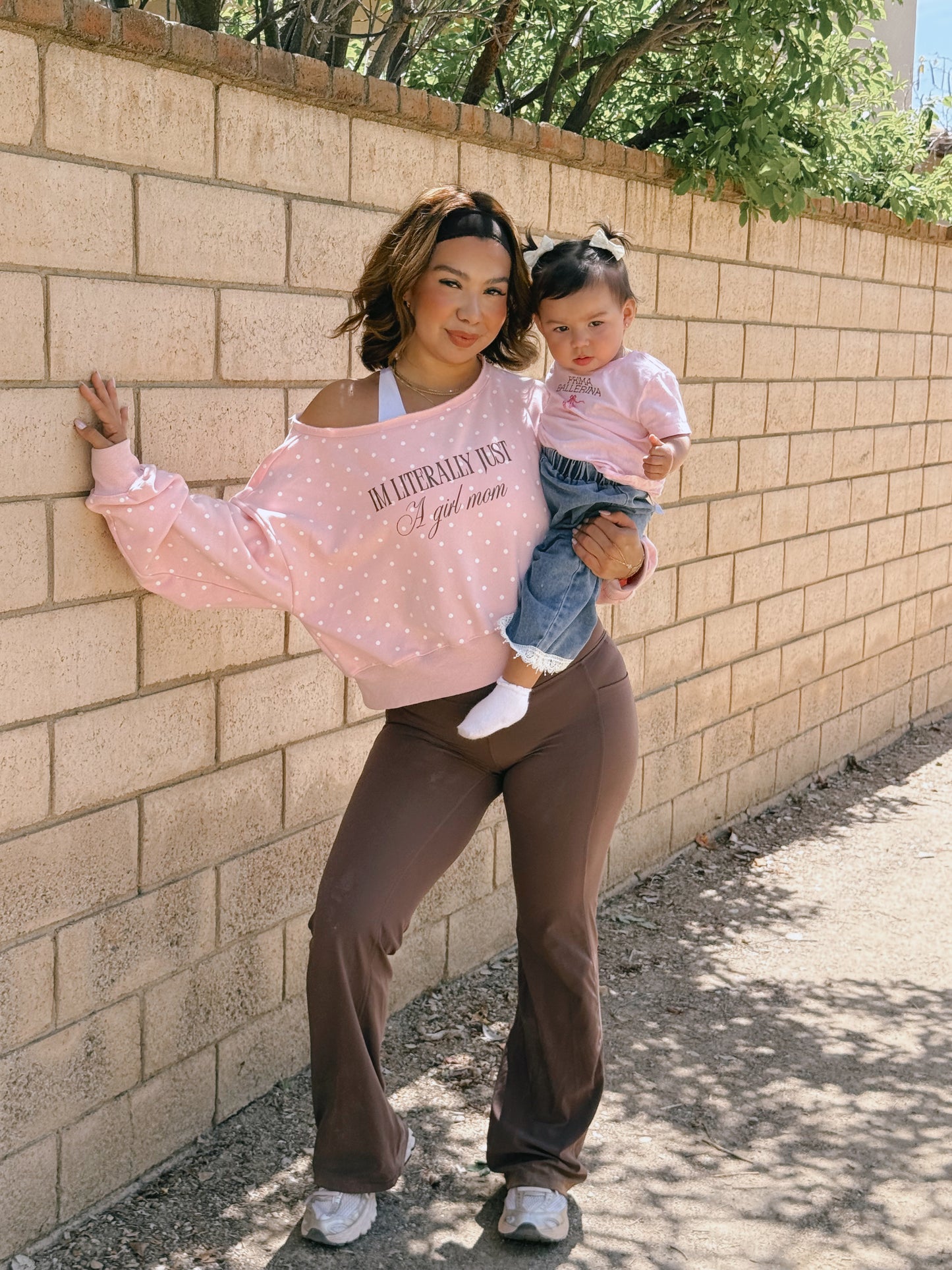 I’m literally just a girl mom sweatshirt