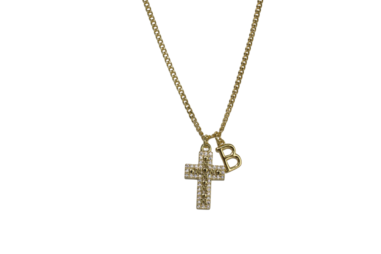 Mothering you cross necklace