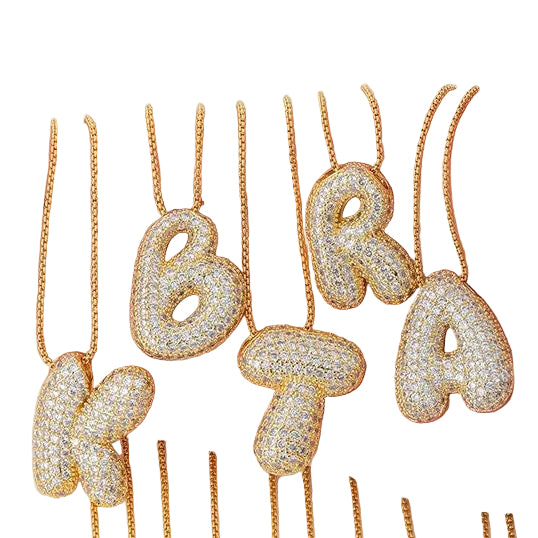 Jumbo bubble cz necklace