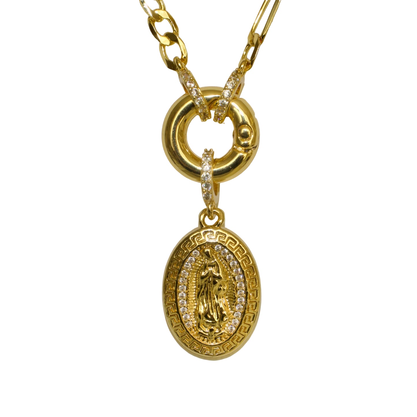 Virgin Mary Toggle Necklace