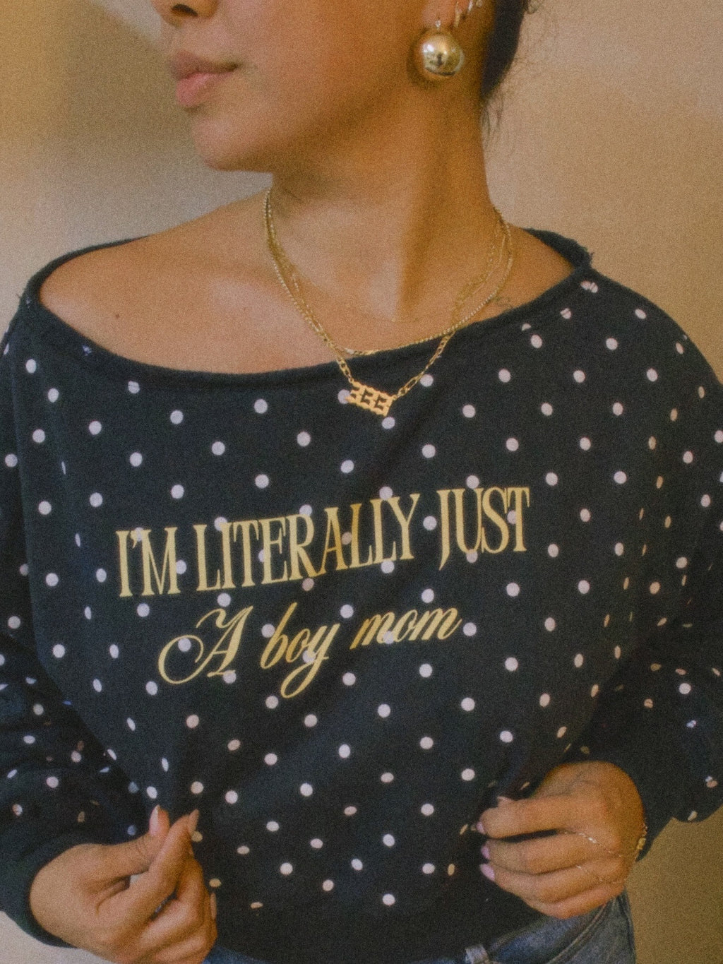 Literally just a boy mom sweatshirt