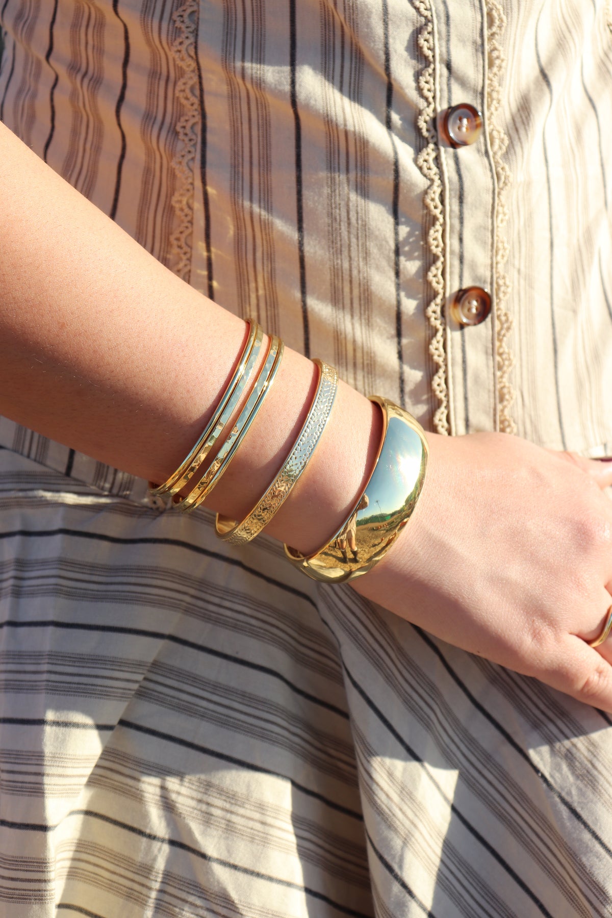Honeycomb Bangle