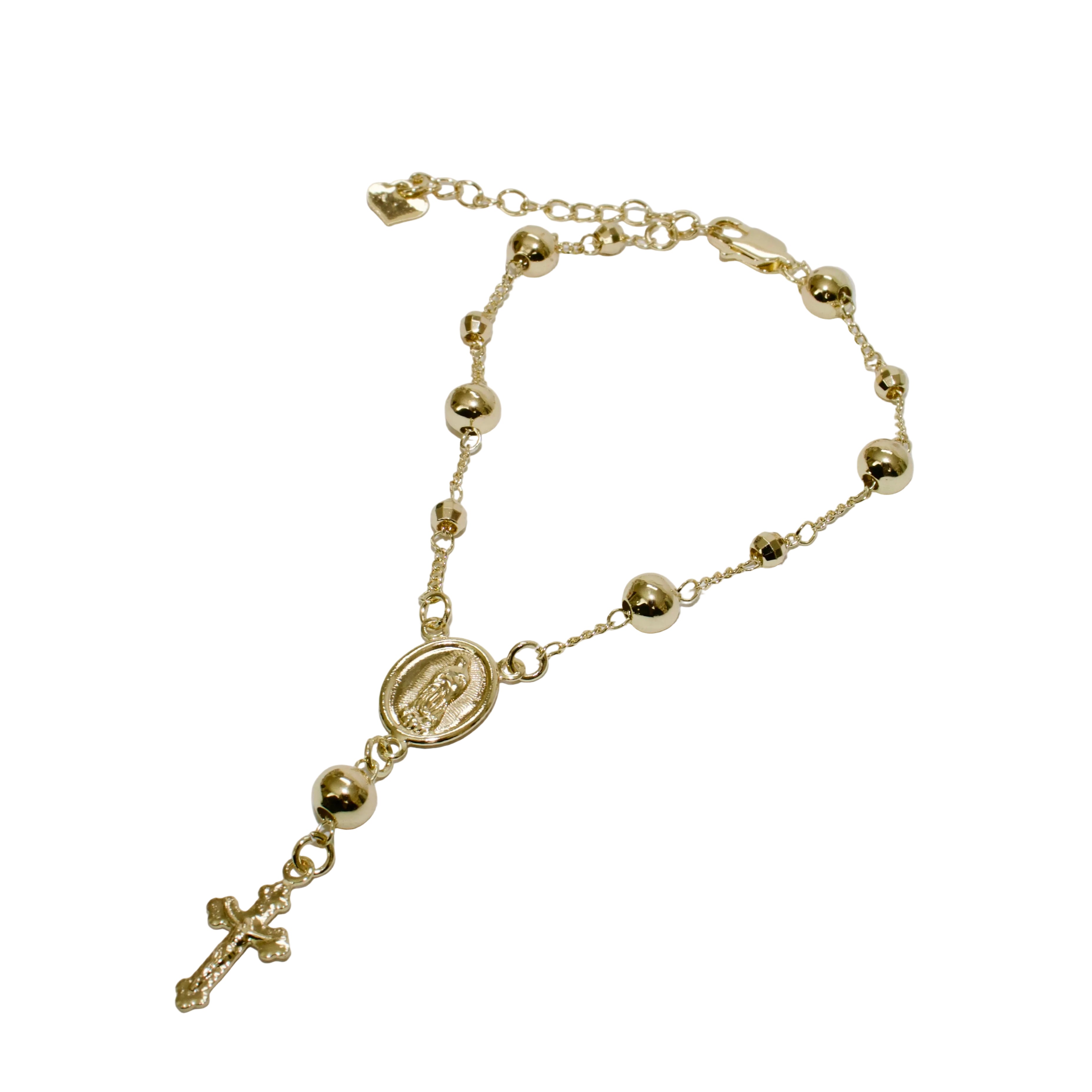 Virgin Mary rosary bracelet
