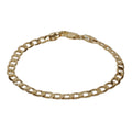 Staple curb bracelet