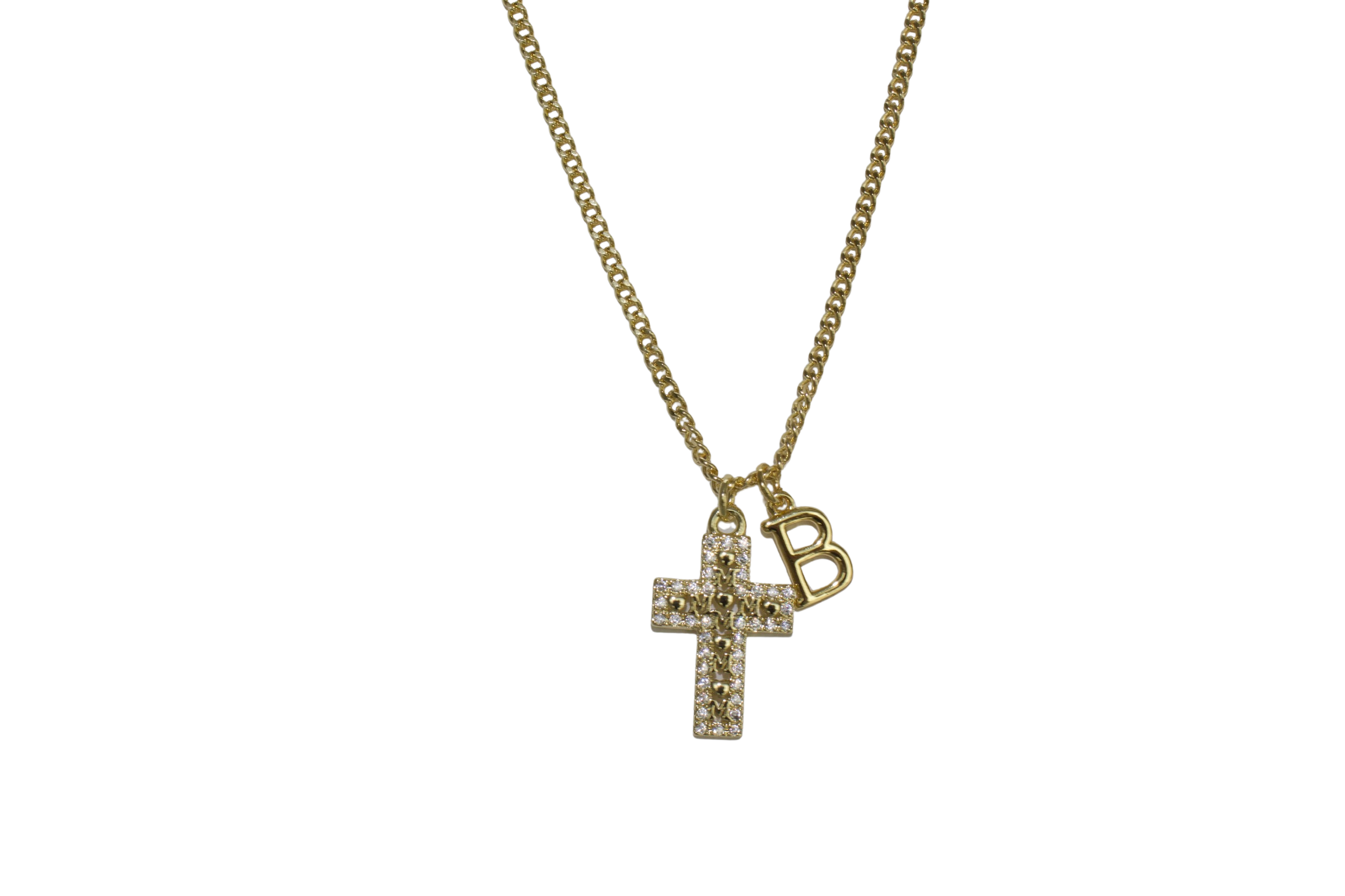 Mothering you cross necklace