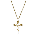 Matters of the Heart cross Necklace