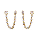 Champagne Glow Earring