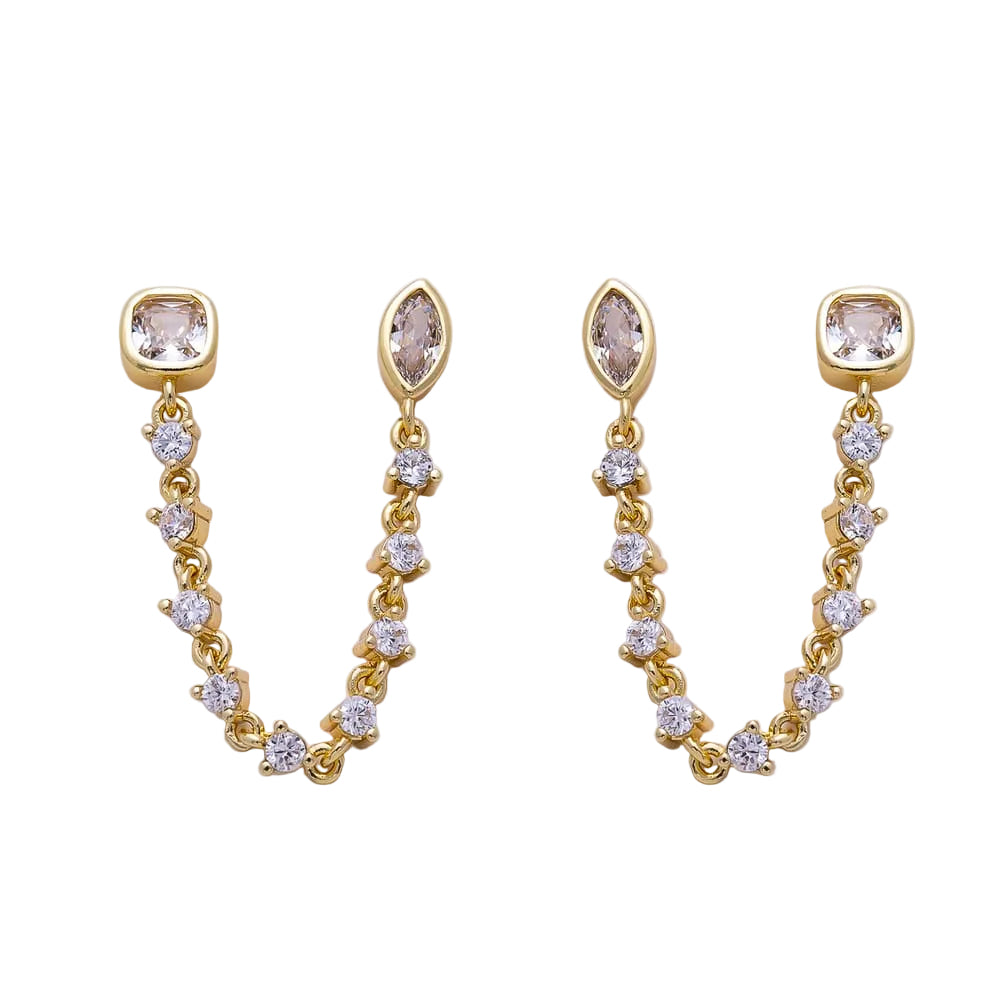 Champagne Glow Earring