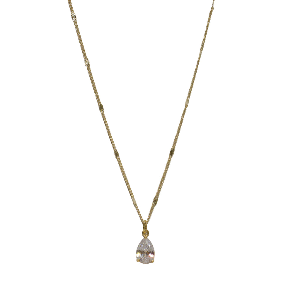 Starlight Teardrop Necklace