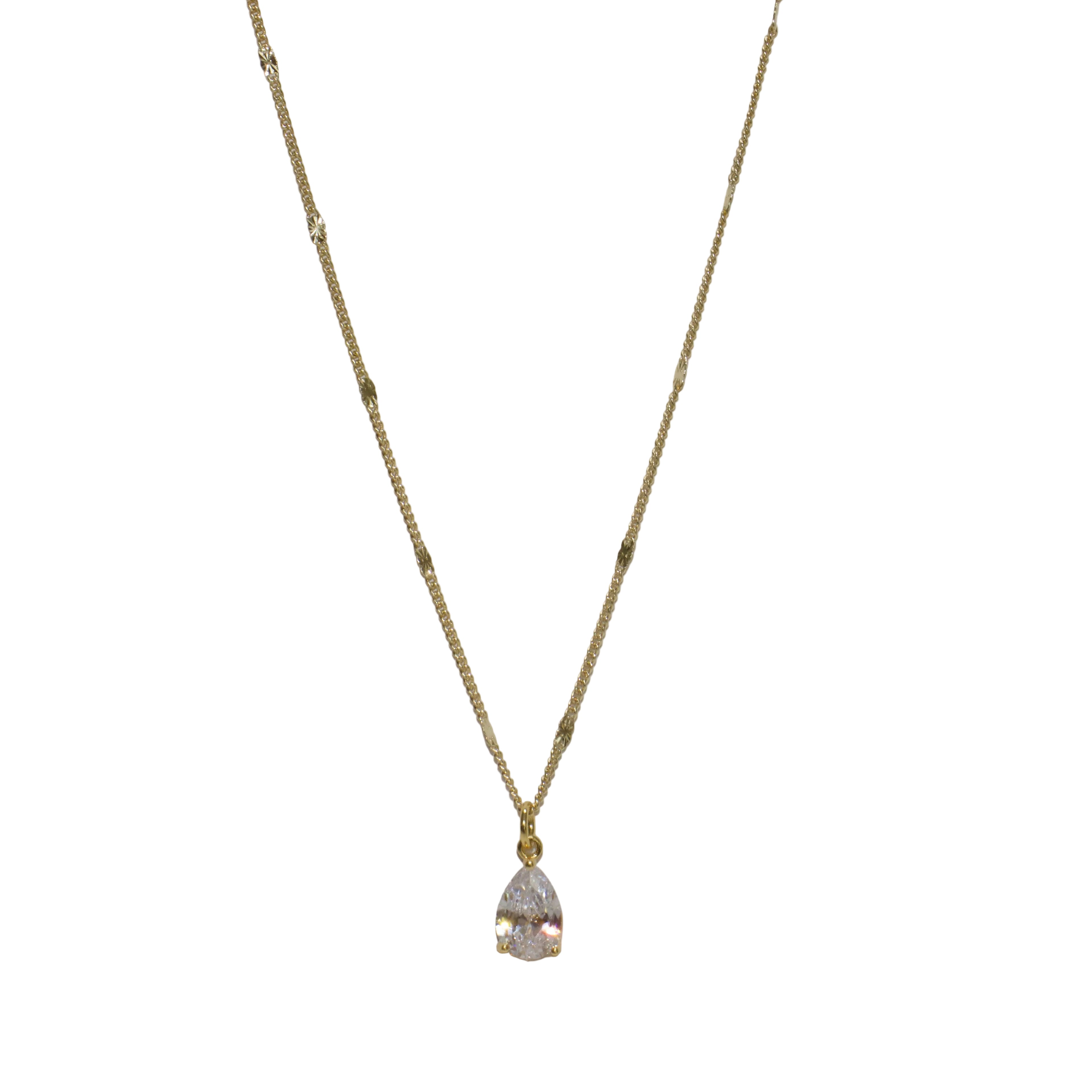 Starlight Teardrop Necklace