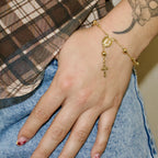 Virgin Mary rosary bracelet