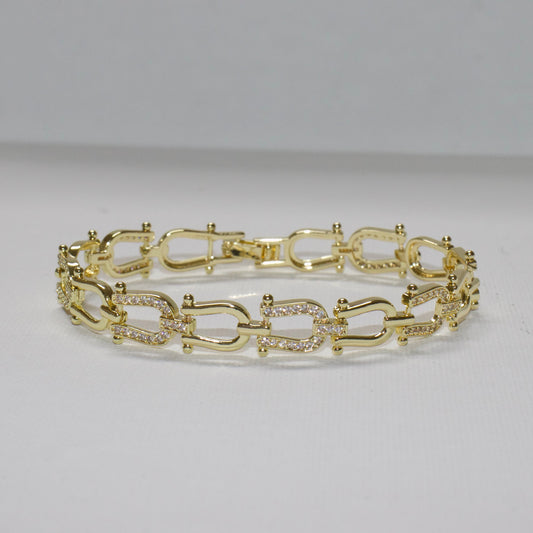 Horse shoe bracelet