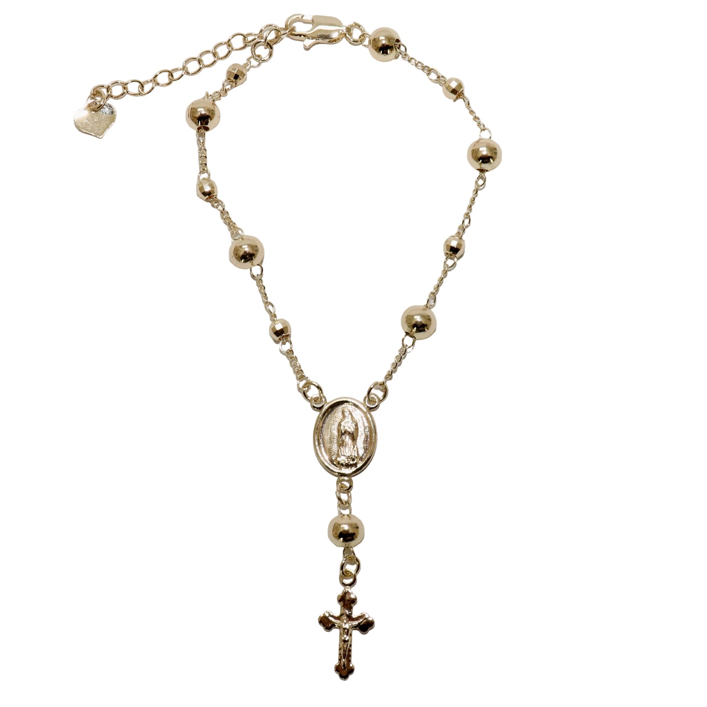 Virgin Mary rosary bracelet