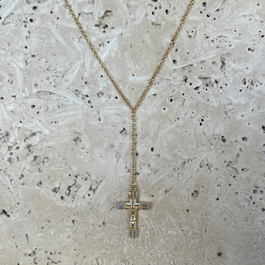 Glorify lariat rosary necklace
