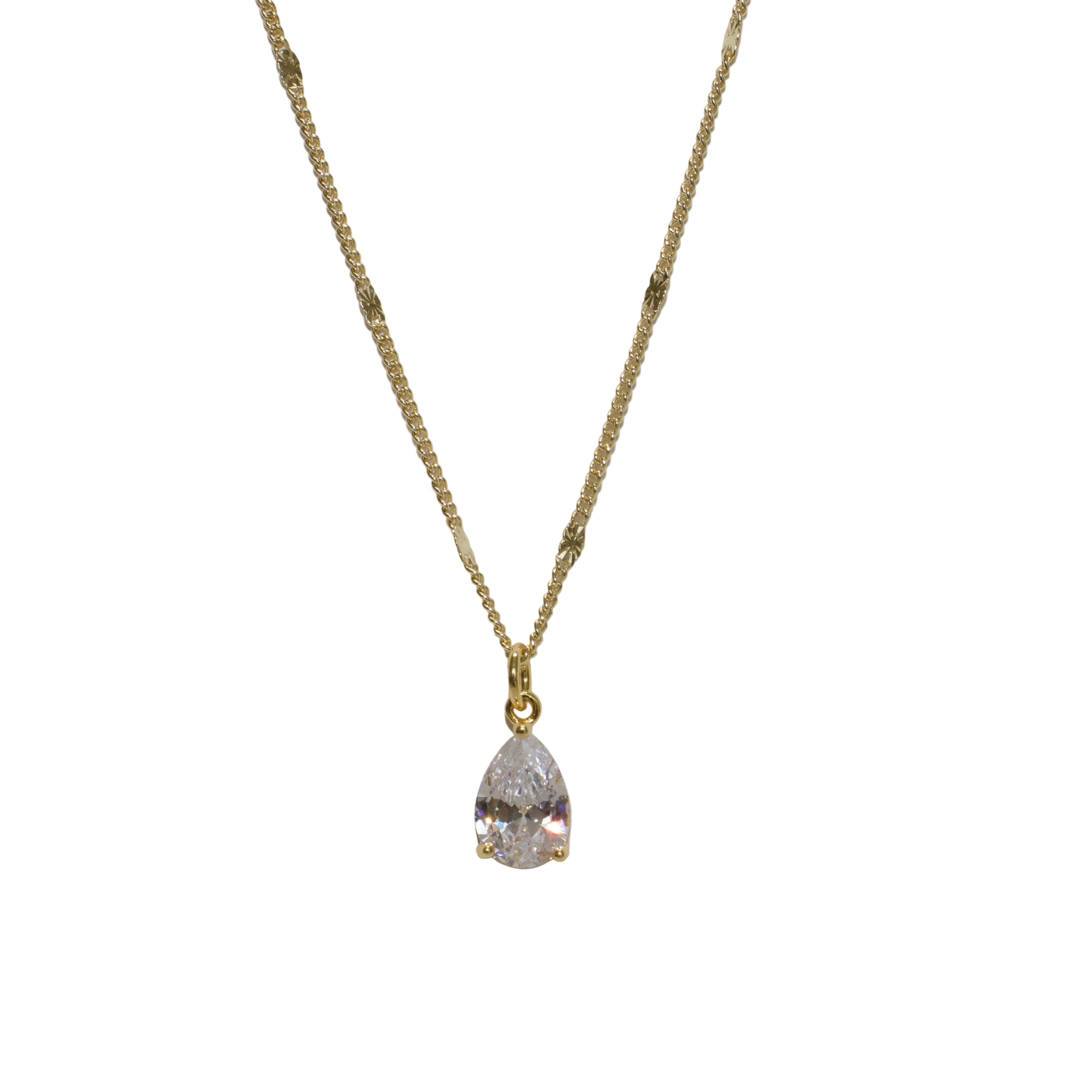 Starlight Teardrop Necklace