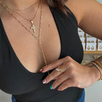 Halo Lariat Necklace