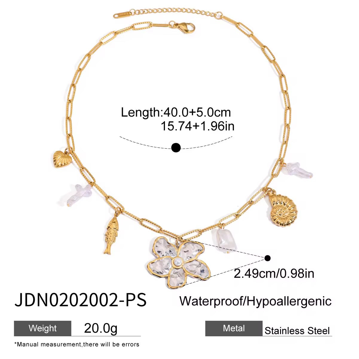 Island Adornments Charm Necklace