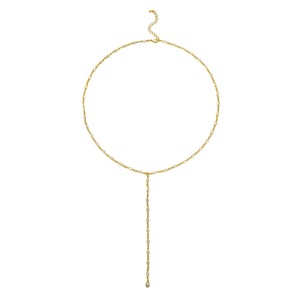 Halo Lariat Necklace