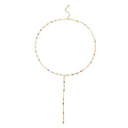 Halo Lariat Necklace